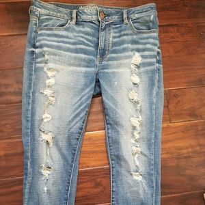 American Eagle Mid Rise Jegging Ankle